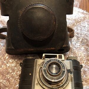 Stelo 6x9 Folding Camera W/ 105mm F4.5 Weltar Lens Antique Germany For Parts VTG
